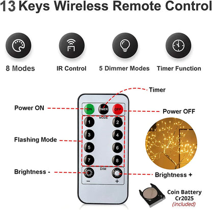 Remote LED Fairy Tree Lamp