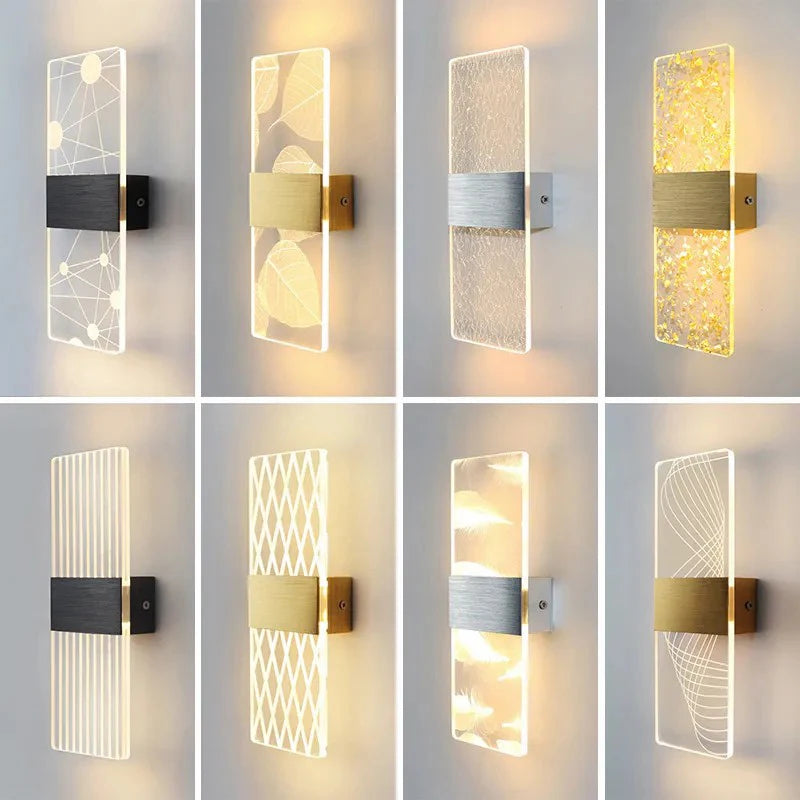 Modern LED Indoor Acrylic Wall Lamp