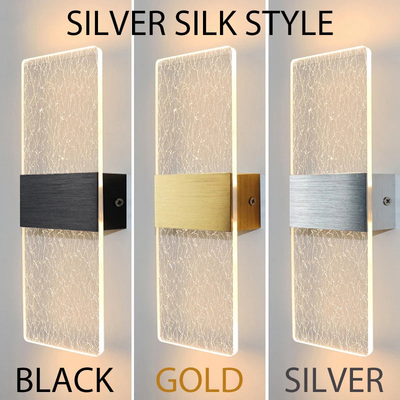 Modern LED Indoor Acrylic Wall Lamp