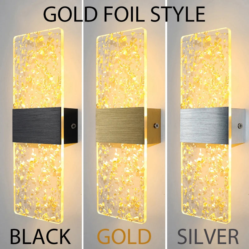 Modern LED Indoor Acrylic Wall Lamp