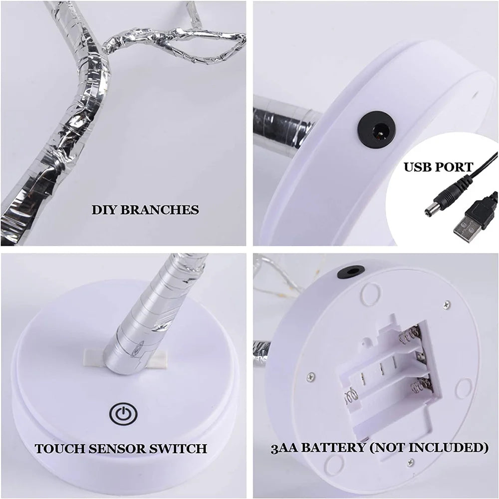 Remote LED Fairy Tree Lamp