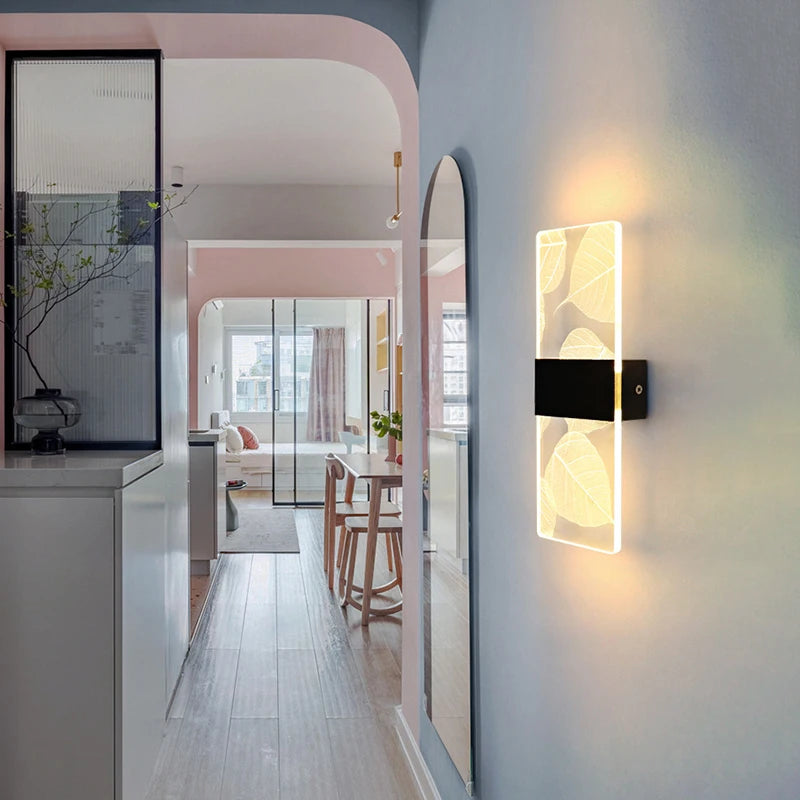 Modern LED Indoor Acrylic Wall Lamp