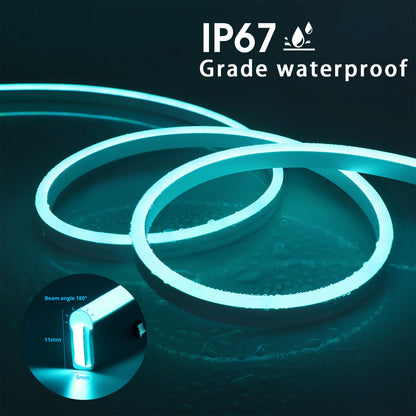 RGB Neon LED Strip Lights With Remote